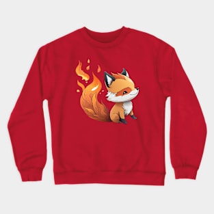 Fire Foxy Fox Crewneck Sweatshirt